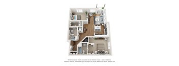 B3 Floor Plan at East 51 At Rocketts Landing, Richmond