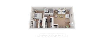 The Ranch Floor Plan at Hyde Park Townhomes, PRG Real Estate Management, Chester, VA, 23831