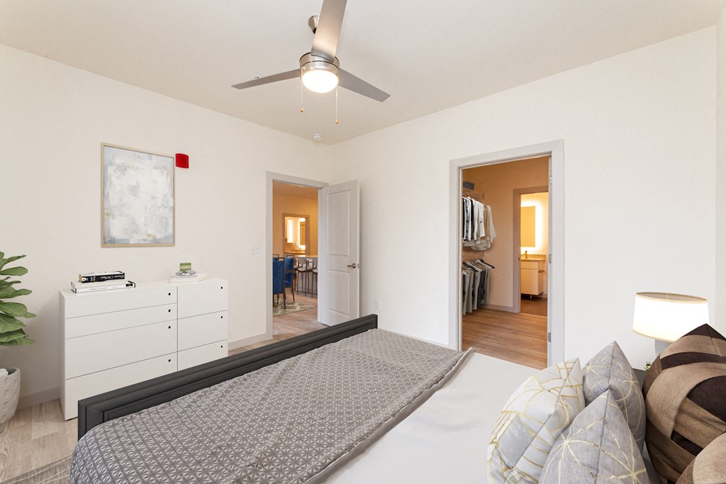 Master Bedroom at Circ Apartments, Richmond, Virginia 23220