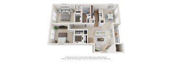 Willow 2Bed_1Bath at River Oak Apartments, PRG Real Estate, Kentucky