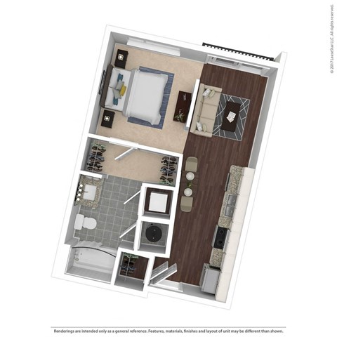 S1 Floor Plan at East 51 At Rocketts Landing, Richmond, VA, 23231
