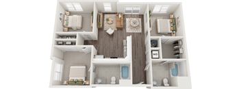 Riverdale 3 Bed 2 Bath Floor Plan at South 16 At The Bridges, VA, 24016