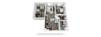 A5 ADA Floor Plan at South Falls Tower, Virginia