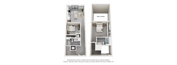 2 bed 2 bath A at The Carousel Apartments, Virginia