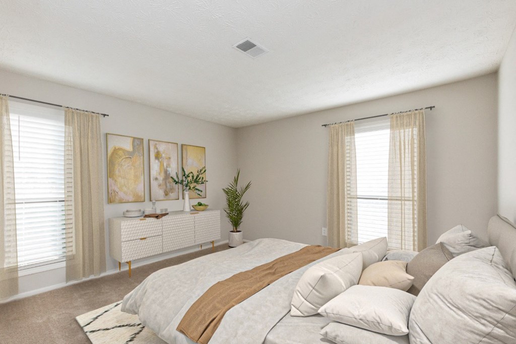 Gorgeous Bedroom Gorgeous Bedroom at Edgemont Apartments, PRG Real Estate, South Carolina