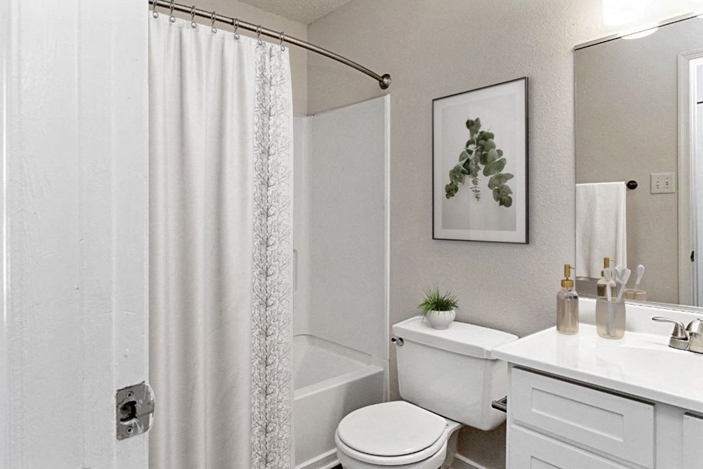 Spacious Bathrooms at Ashton Creek Apartments, PRG Real Estate Management, Chester, 23831