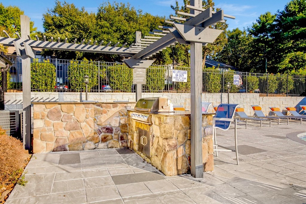 Community Grilling Station at Edgemont  Apartments, PRG Real Estate, Greenville, 29615