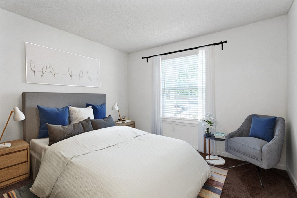 Carpeting In Bedrooms at Ashton Creek Apartments, PRG Real Estate Management, Chester, VA, 23831