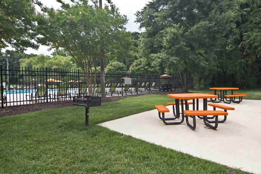 Picnic and Grilling Area Picnic and Grilling Area at Staples Mill Townhomes, Virginia, 23228