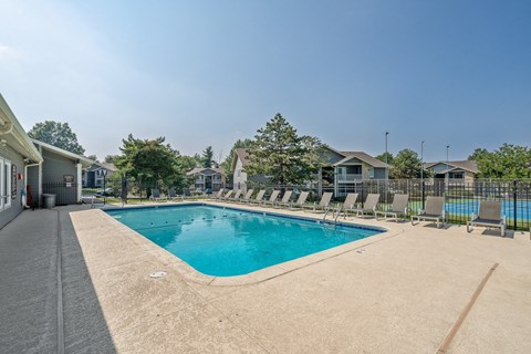Two Resort-Style Pools at The Reserve At Barry Apartments, Kansas City, Missouri