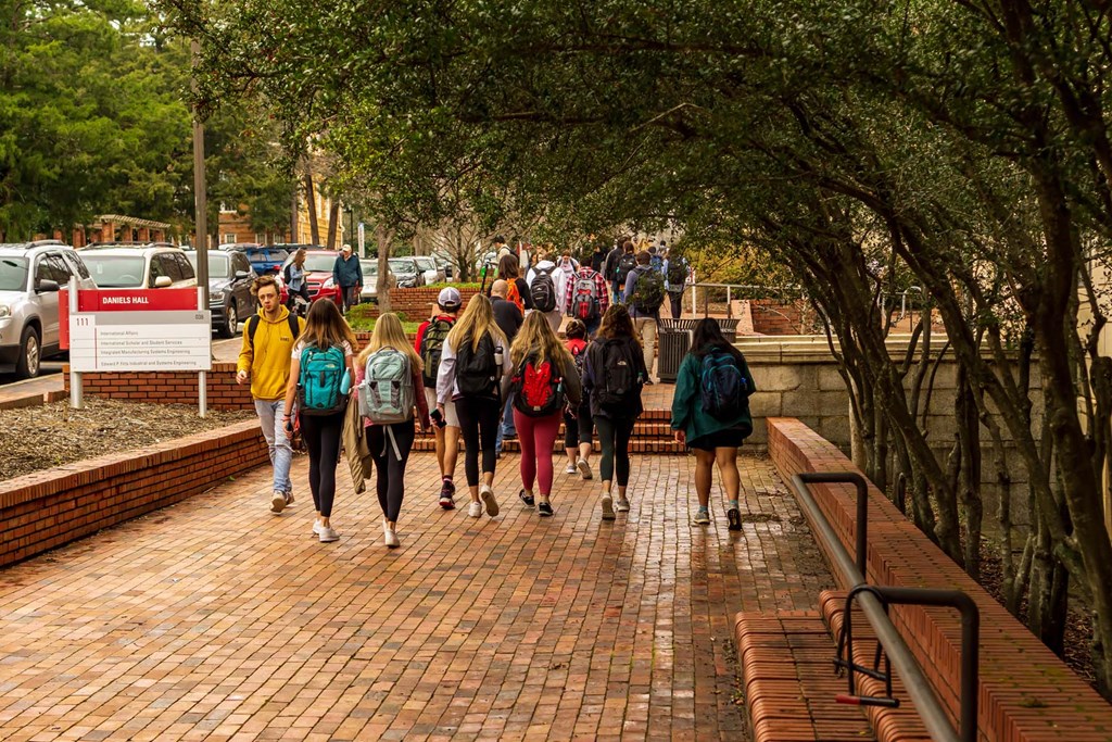 People On Street at Woodcreek Apartments, North Carolina
