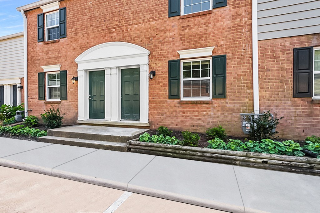 Building Exterior at Staples Mill Townhomes, Richmond, Virginia