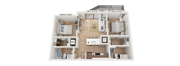 B2 Floor Plan at The Box, Richmond, Virginia