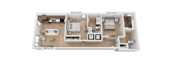 B1 Floor Plan at The Box, Richmond