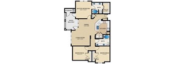 Large Three Bedroom & Two Bathroom. Wrap Around Kitchen open to the Living Room and Dining Room. Private Patio with Storage Closet.