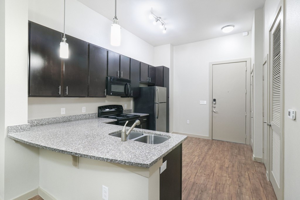 Upgraded Kitchen Appliances and Cabinets at District at Medical Center, San Antonio
