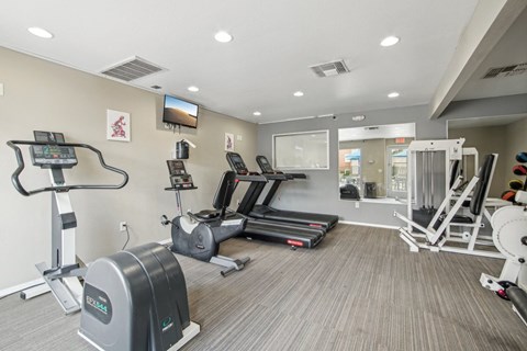 Fitness Area at Candela Park Apartments, Mesa, AZ