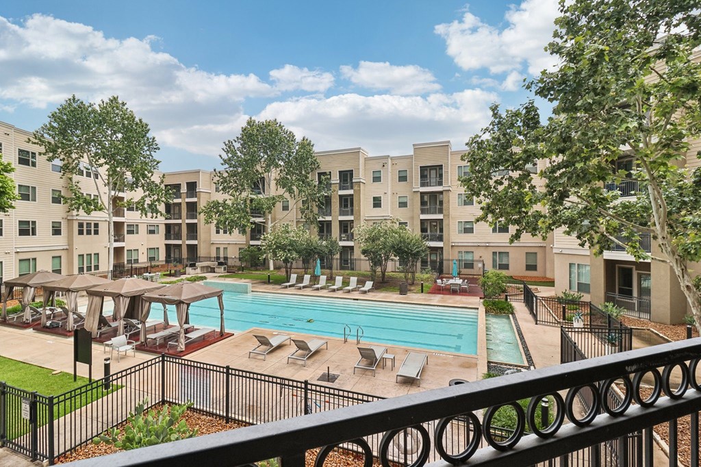 Daytime View of the Pool at District at Medical Center, San Antonio
