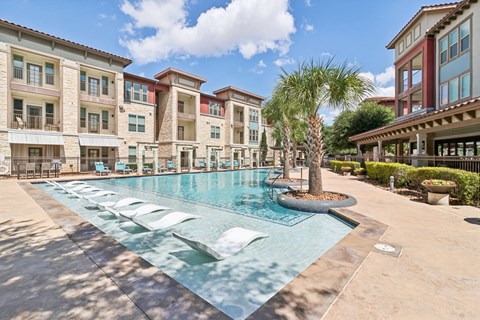 Resort Style Pool - at Park at Rialto Apartments, San Antonio