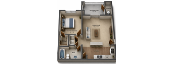 Cozy One Bedroom & One Bathroom. Kitchen Island | Walk-In-Closet | Private Patio with Storage Closet.