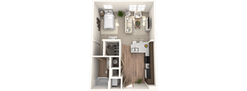 Studio | 1 Bathroom
