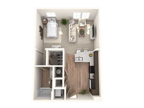 Studio at District at Medical Center, San Antonio, Texas