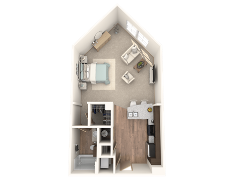 Studio at District at Medical Center, San Antonio, TX