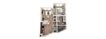 1x1 Bedroom at District at Medical Center, San Antonio, 78229