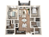 2x2 Bedroom 2x2 Bedroom