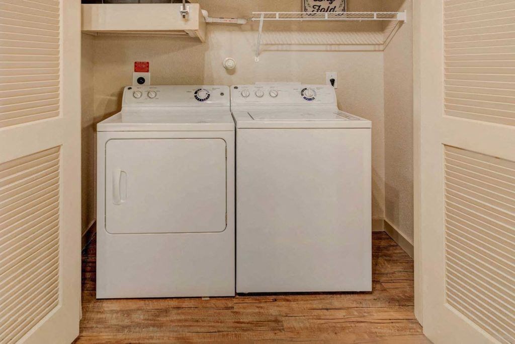 in unit laundry washer and dryer