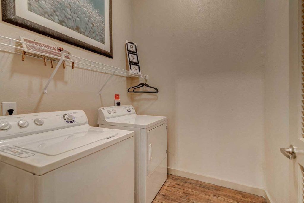 Washer & Dryer or Stackable in All Units at District at Medical Center, San Antonio