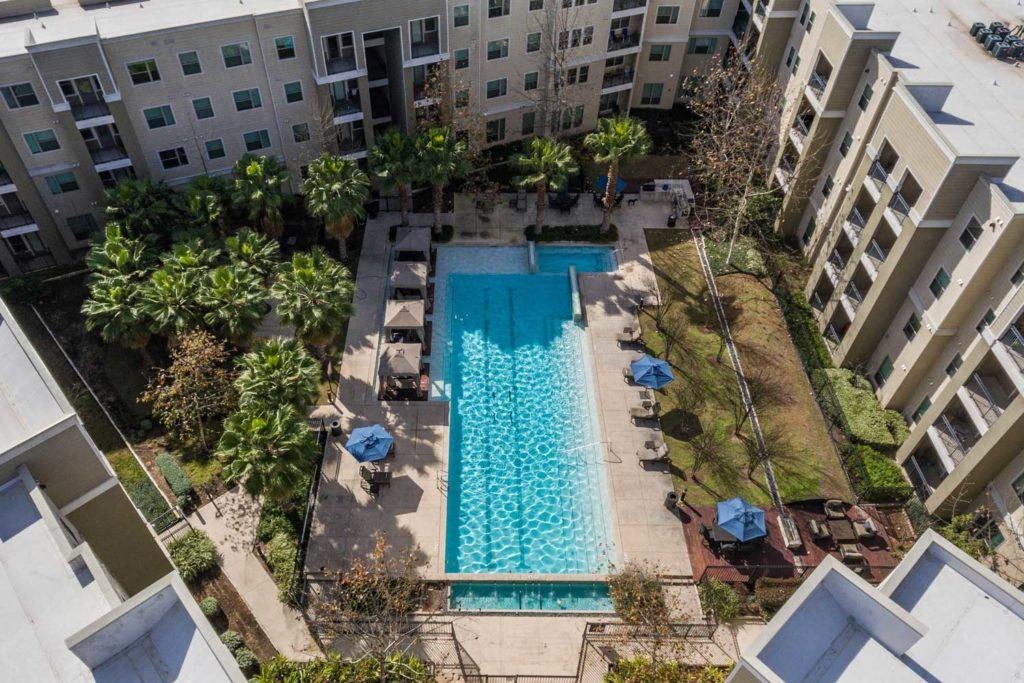 Overview of Pool Area at District Medical Center, San Antonio