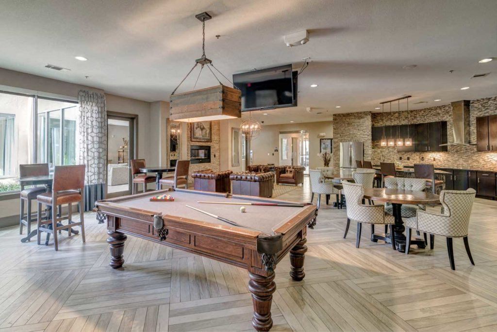 Large Clubhouse - Relax - Study - Views of the Pool at District at Medical Center, San Antonio