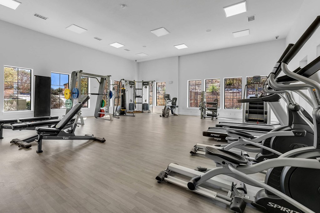 Fitness Center at Mission Hills Apartments, San Antonio, Texas