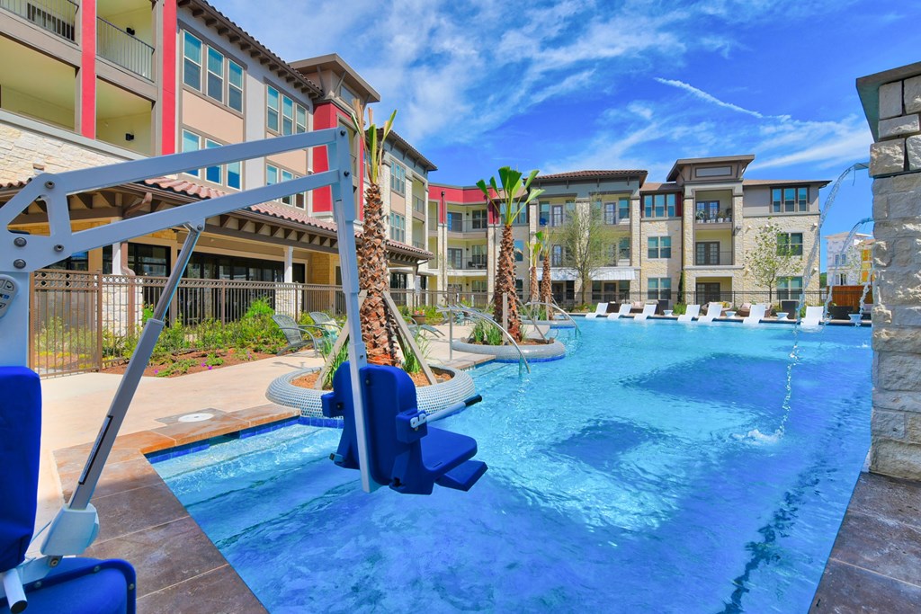 Pool Lift Available in Pool Area