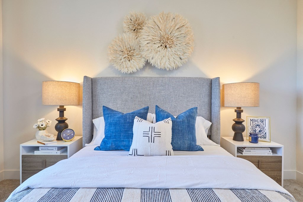 Bedroom - Model Unit at Addison Medical Center Apartments, San Antonio, TX