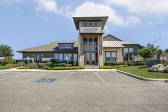 Leasing Office Front Photo  at Overlook at Stone Oak Park Apartments, Texas