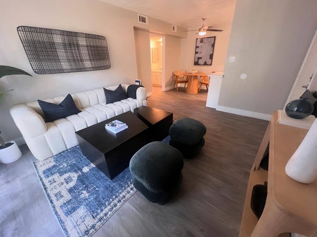 Open Living Room/Dining Area