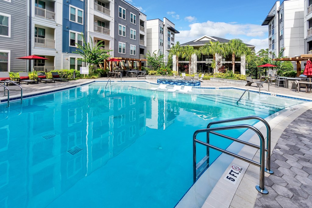 take a dip in our resort style swimming pool