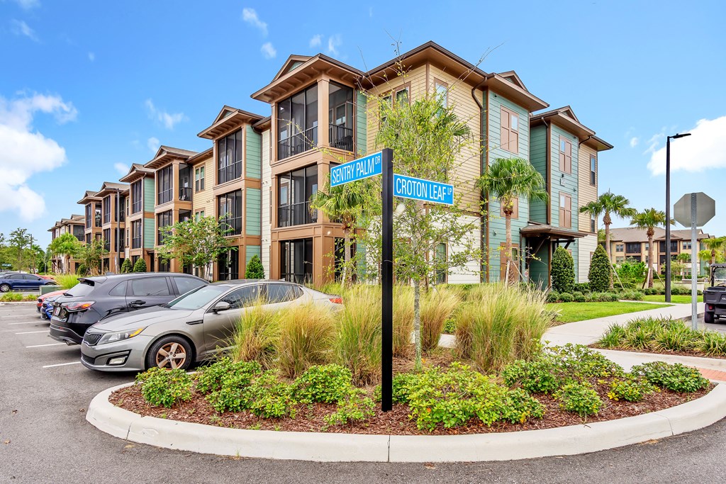 exterior apartment building