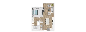 plan a floor plan of a 1 bedroom floor plan