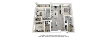 C1 Floor Plan at AVLI AT CROSSTOWN CENTER APARTMENTS, TAMPA, Florida