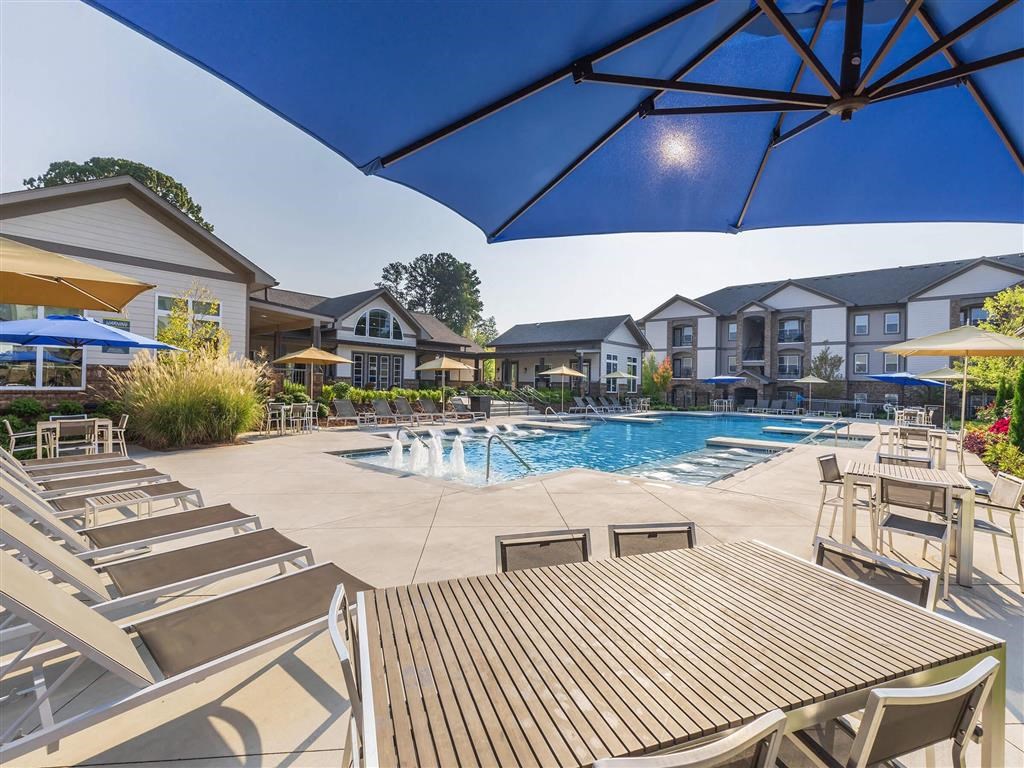 Picturesque One White Oak Pool And Cabana Setting in Cumming Apartments for Rent