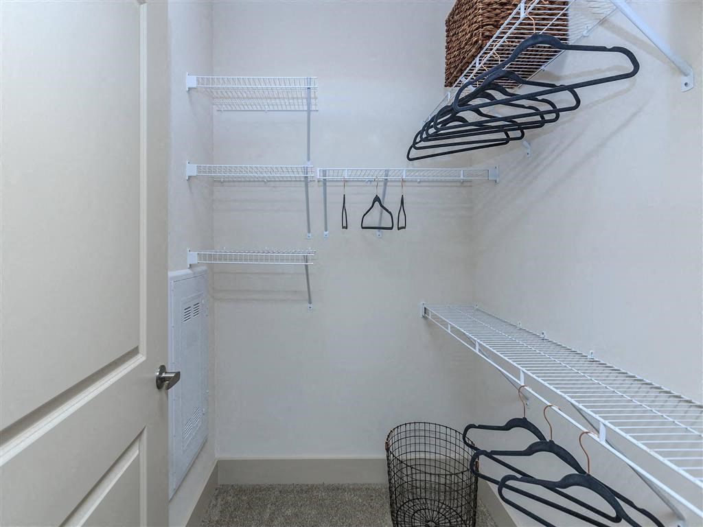 Berewick Pointe Walk-In Closet at North Carolina Apartments for Rent