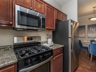 Fully Equipped Kitchen Fully Equipped Montecito Pointe Kitchen in Las Vegas Apartment Homes for Rent - Photo Gallery