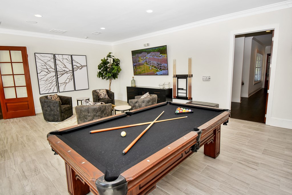 Riverstone Clubhouse pool table