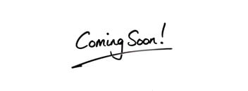 A handwritten sign that says "Coming Soon!".