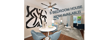 A 3 bedroom house is now available for rent.