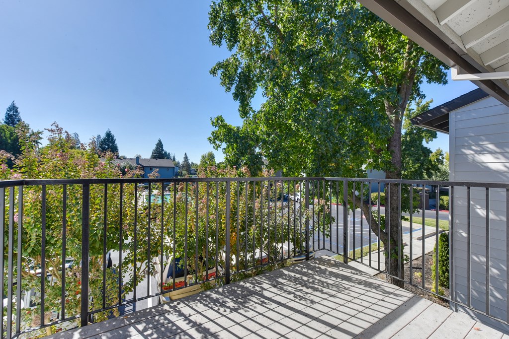 the view from the balcony of an apartment at Ashford Heights
