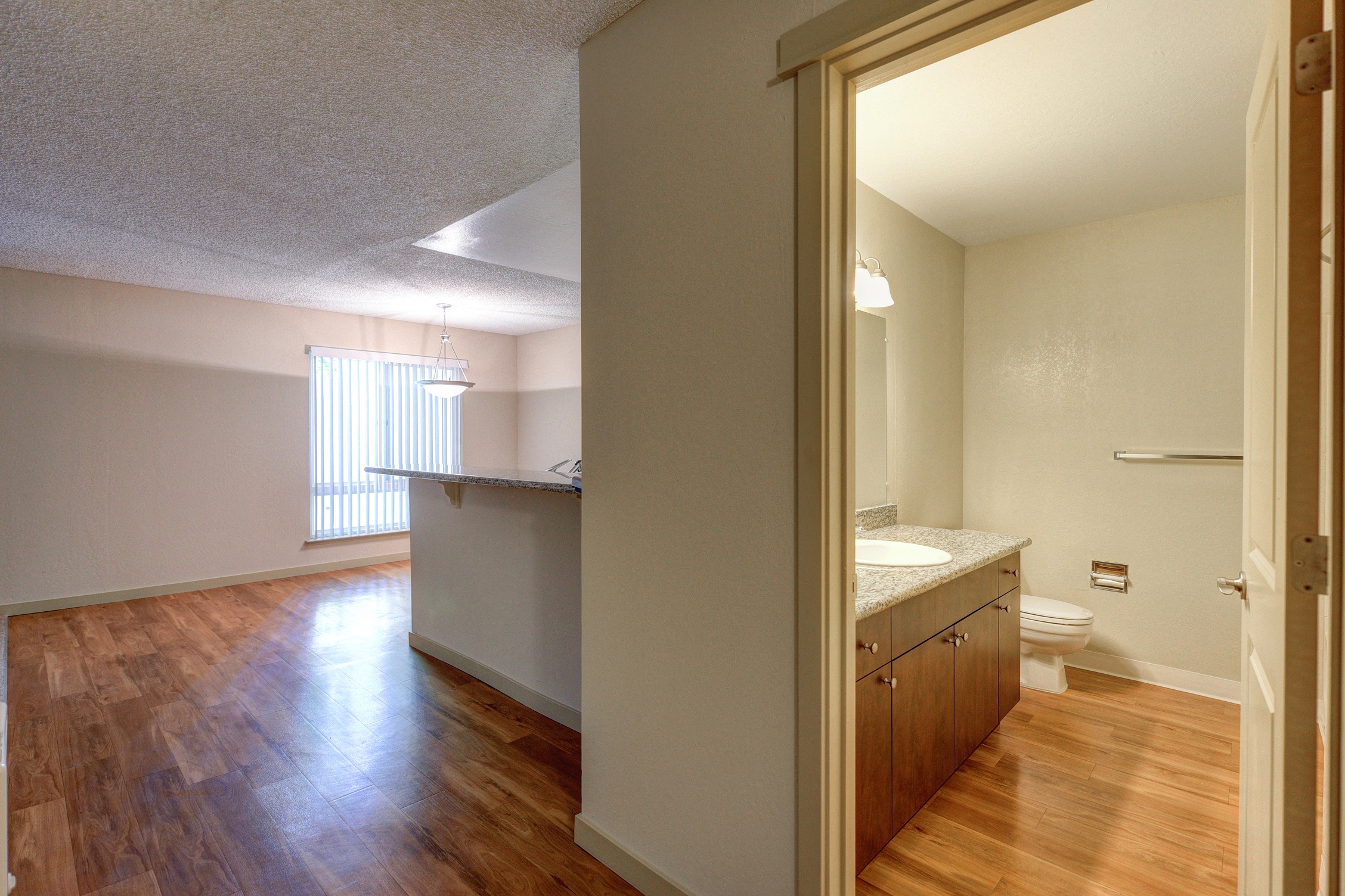 Bathroom and Wood Inspired Flooring at The Retreat at Walnut Creek, Walnut Creek, California